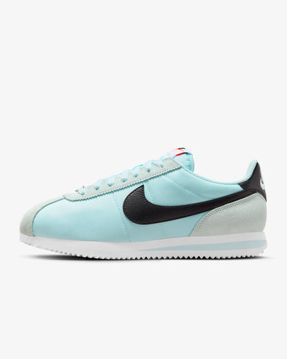 Nike Cortez Textile "Glacier Blue/White/Safety Orange/Black"