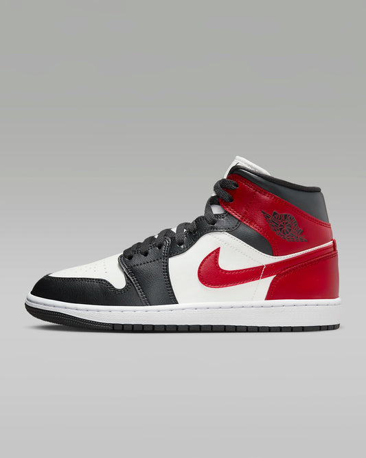 Air Jordan 1 Mid "Sail/Off Noir/White/Gym Red"