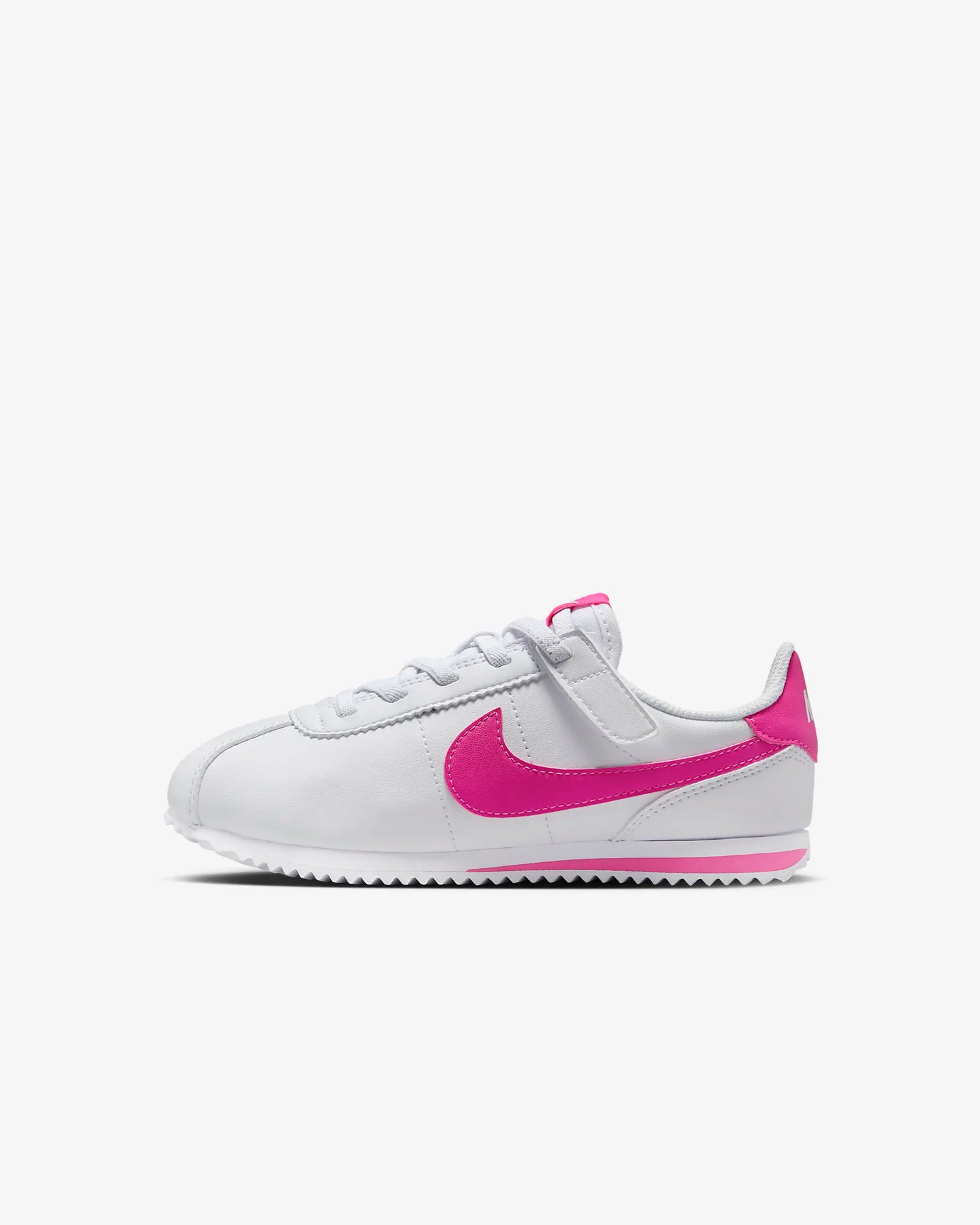 Nike Cortez EasyOn "White/Laser Fuchsia"