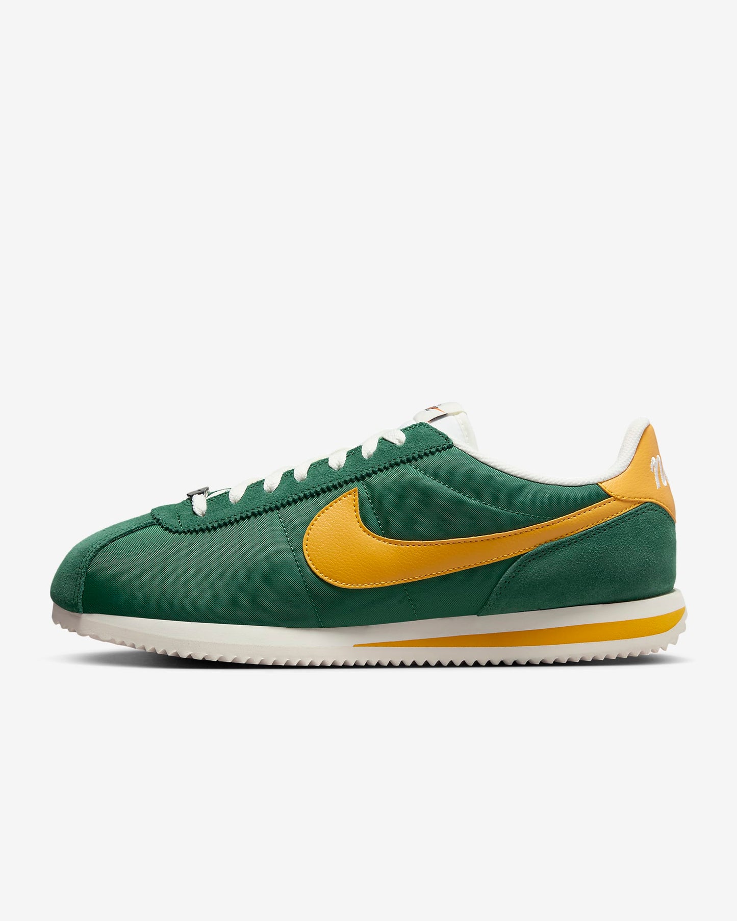 Nike Cortez Textile "Gorge Green/Sail/Alpha Orange/Yellow Ochre"