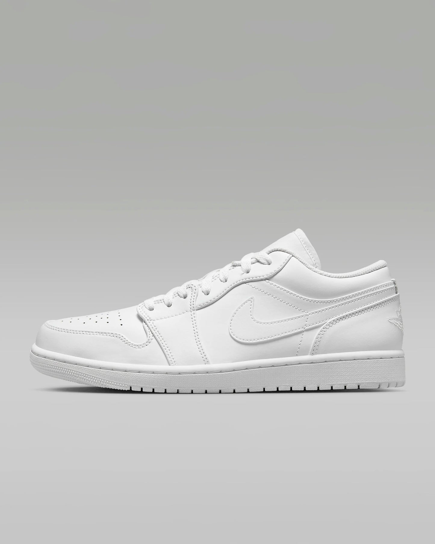 Air Jordan 1 Low "White/White/White"