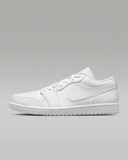 Air Jordan 1 Low "White/White/White"