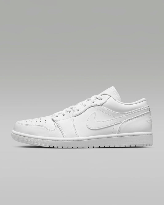 Air Jordan 1 Low "White/White/White"