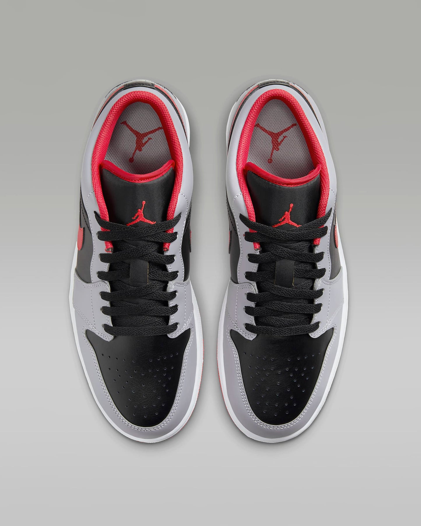 Air Jordan 1 Low "Black/Cement Grey/White/Fire Red"