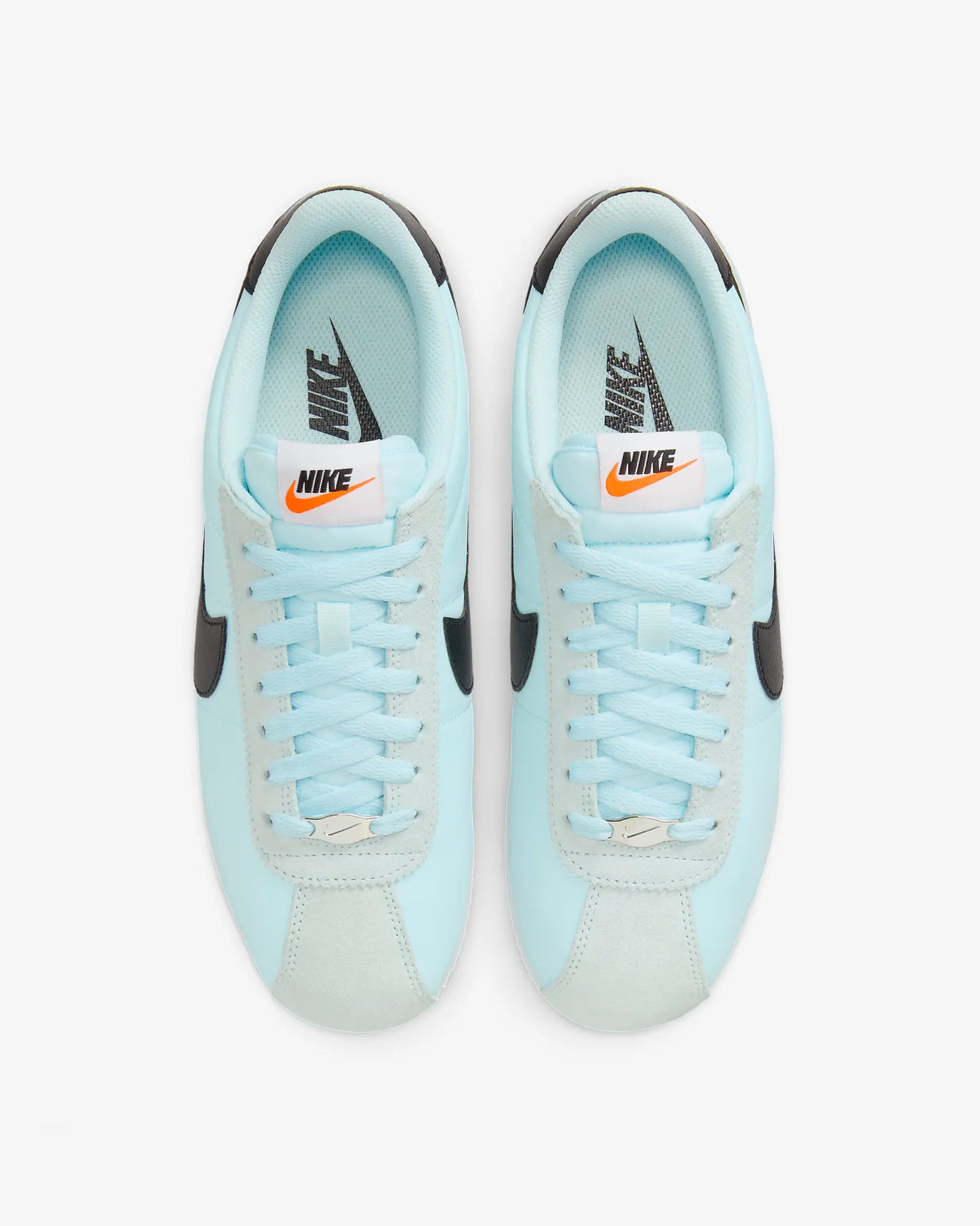 Nike Cortez Textile "Glacier Blue/White/Safety Orange/Black"