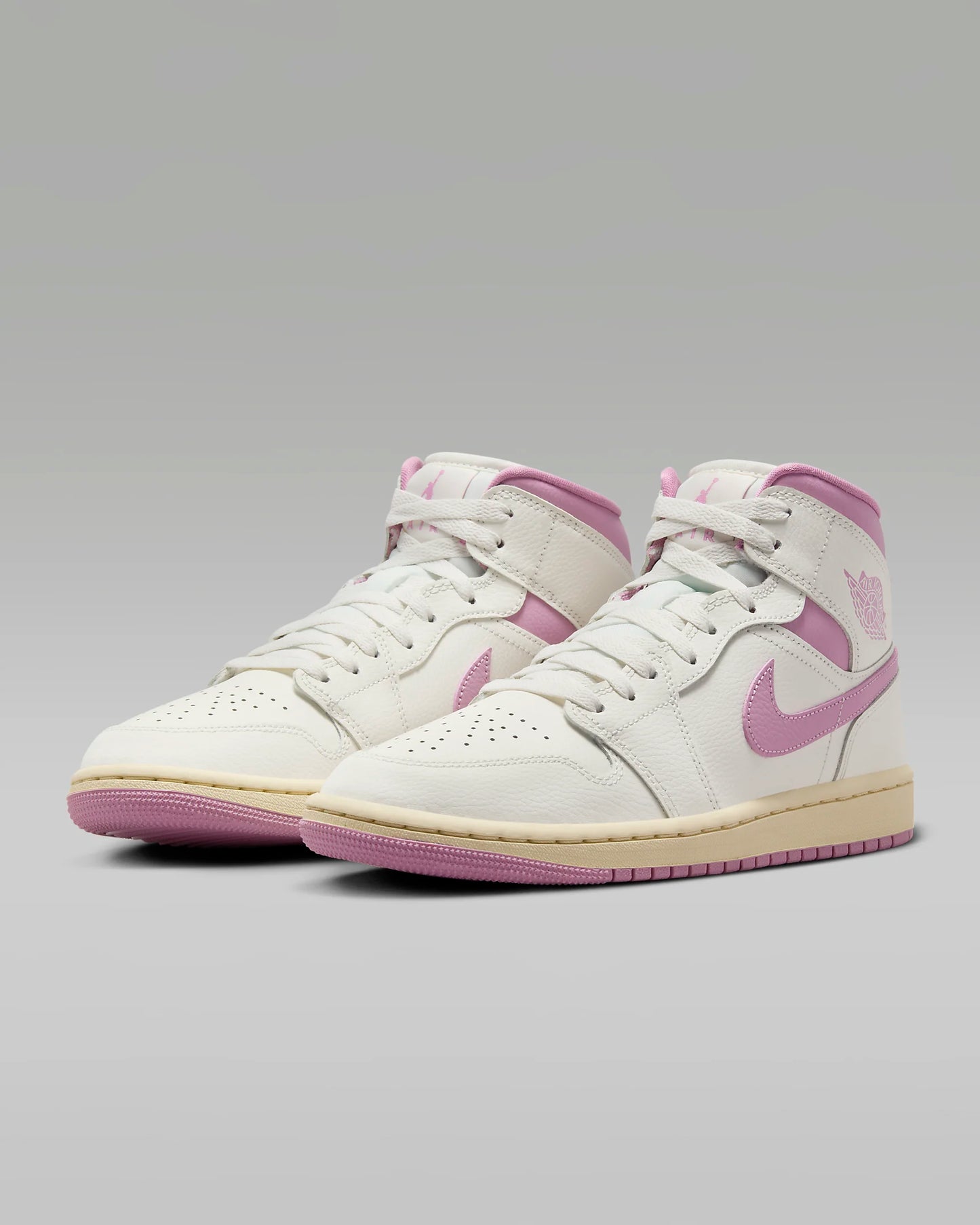 Air Jordan 1 Mid "Sail/Muslin/Orchid"