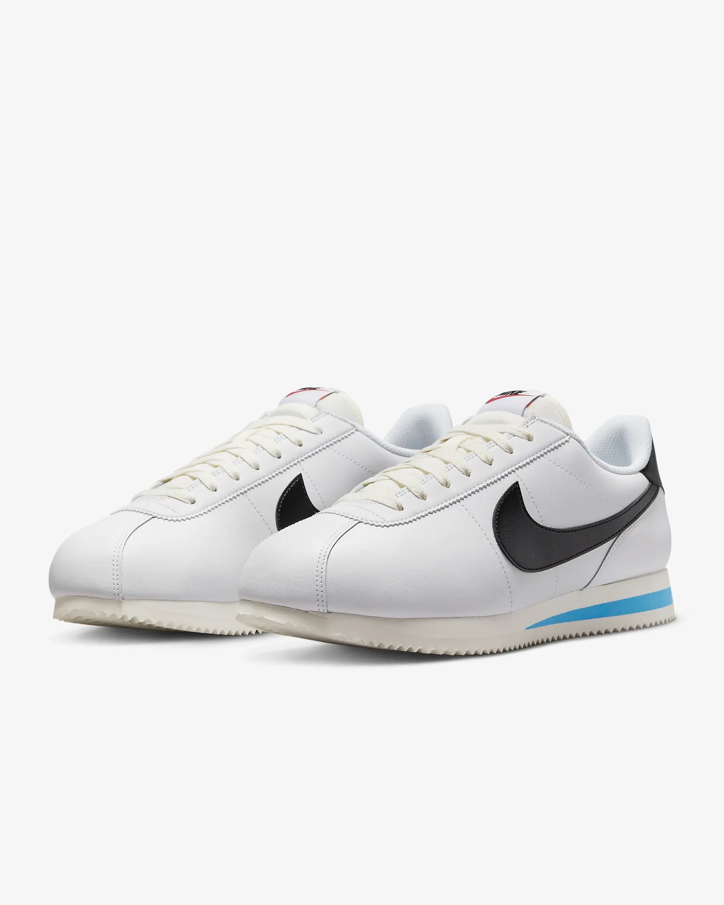 Nike Cortez Leather "White/Light Photo Blue/Sail/Black"