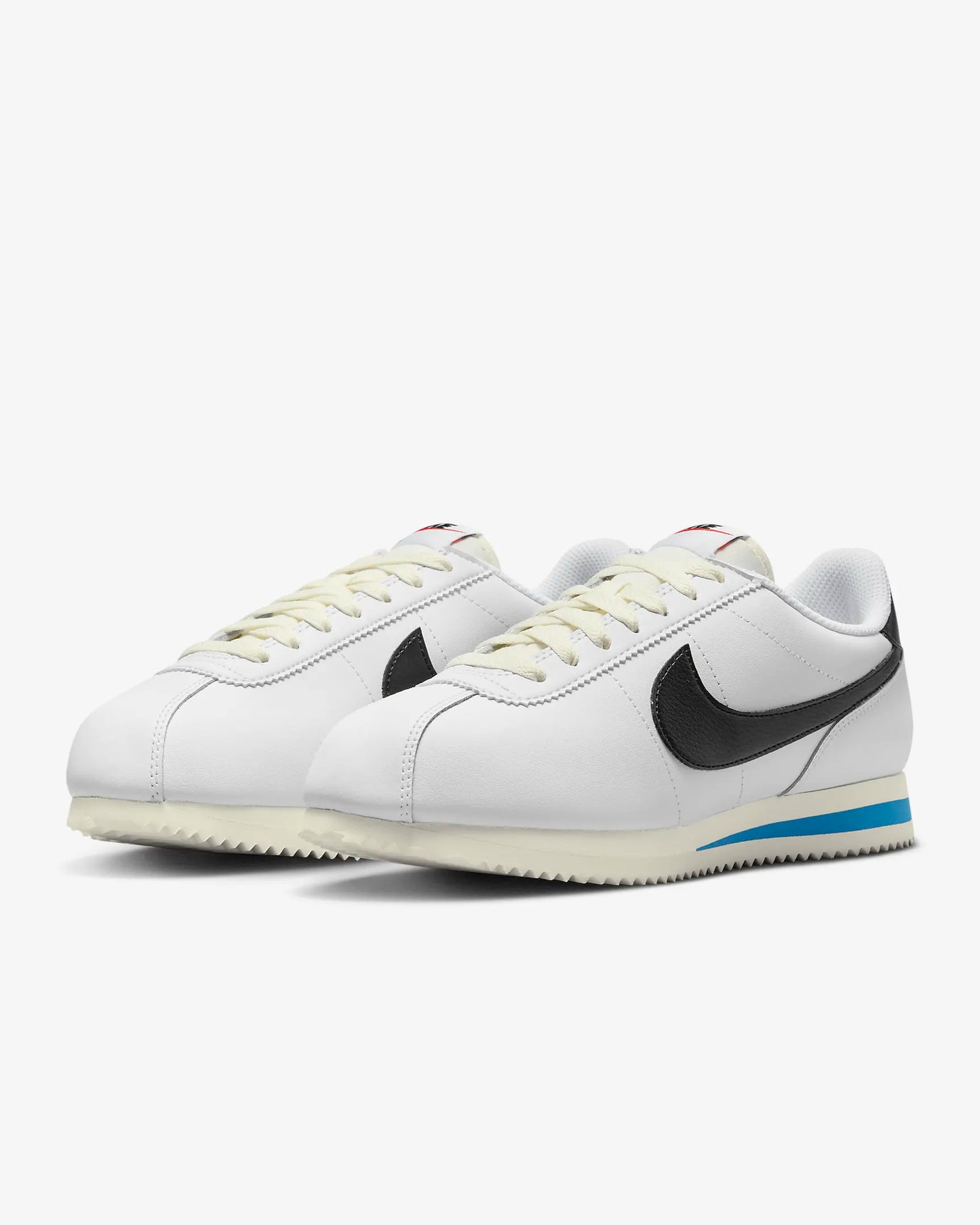 Nike Cortez Leather "White/Light Photo Blue/Sail/Black"