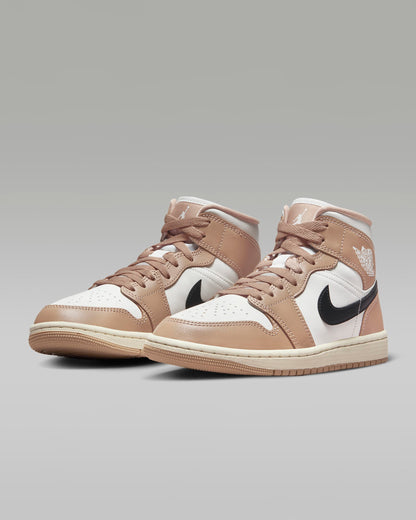 Air Jordan 1 Mid "Sail/Desert/Black"