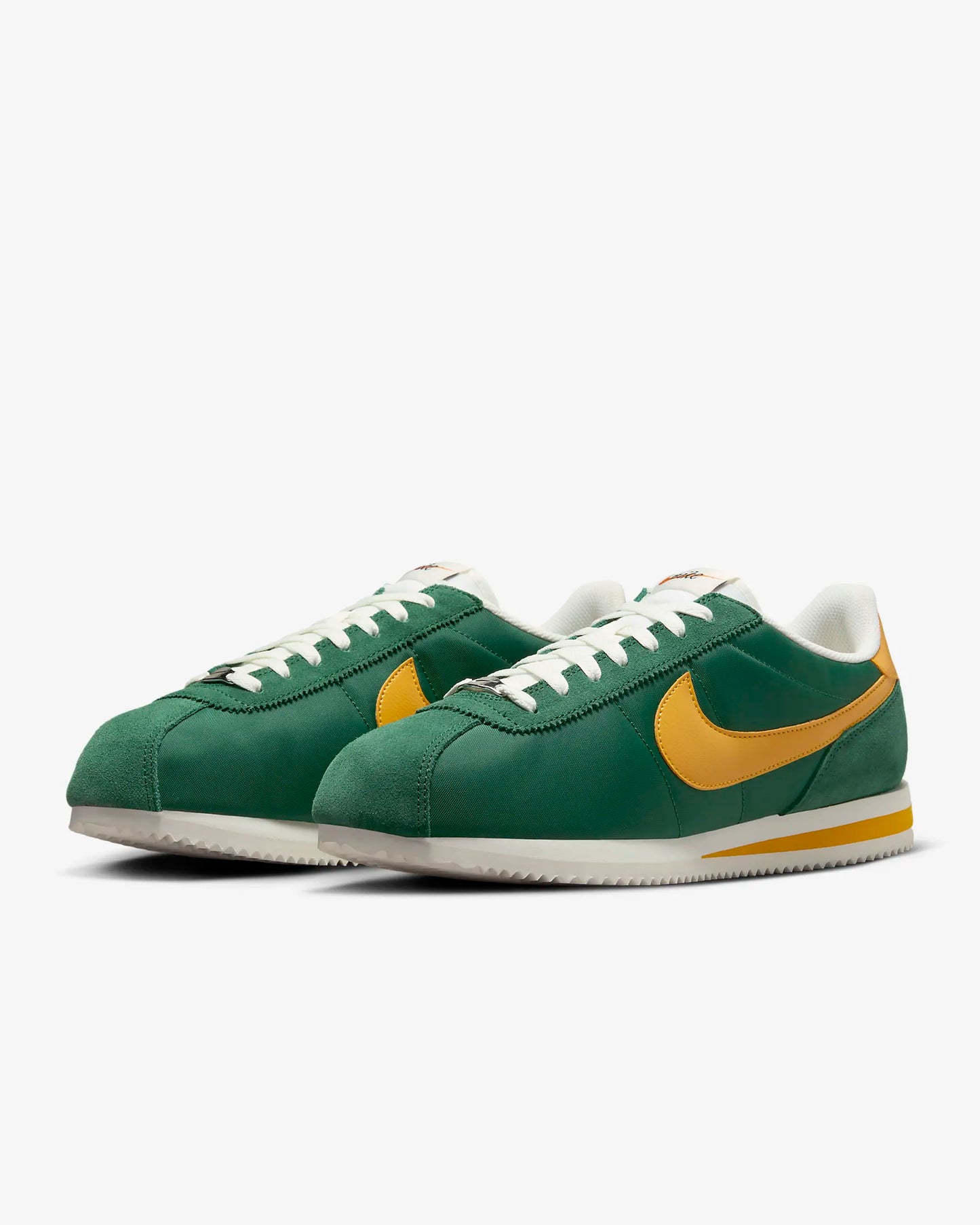 Nike Cortez Textile "Gorge Green/Sail/Alpha Orange/Yellow Ochre"