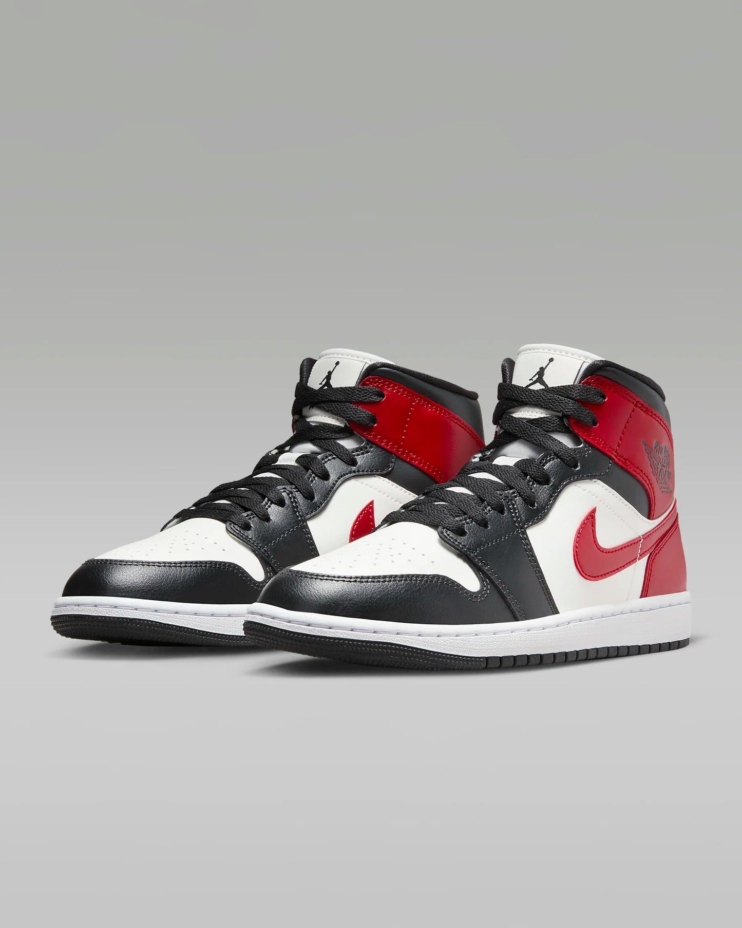 Air Jordan 1 Mid "Sail/Off Noir/White/Gym Red"