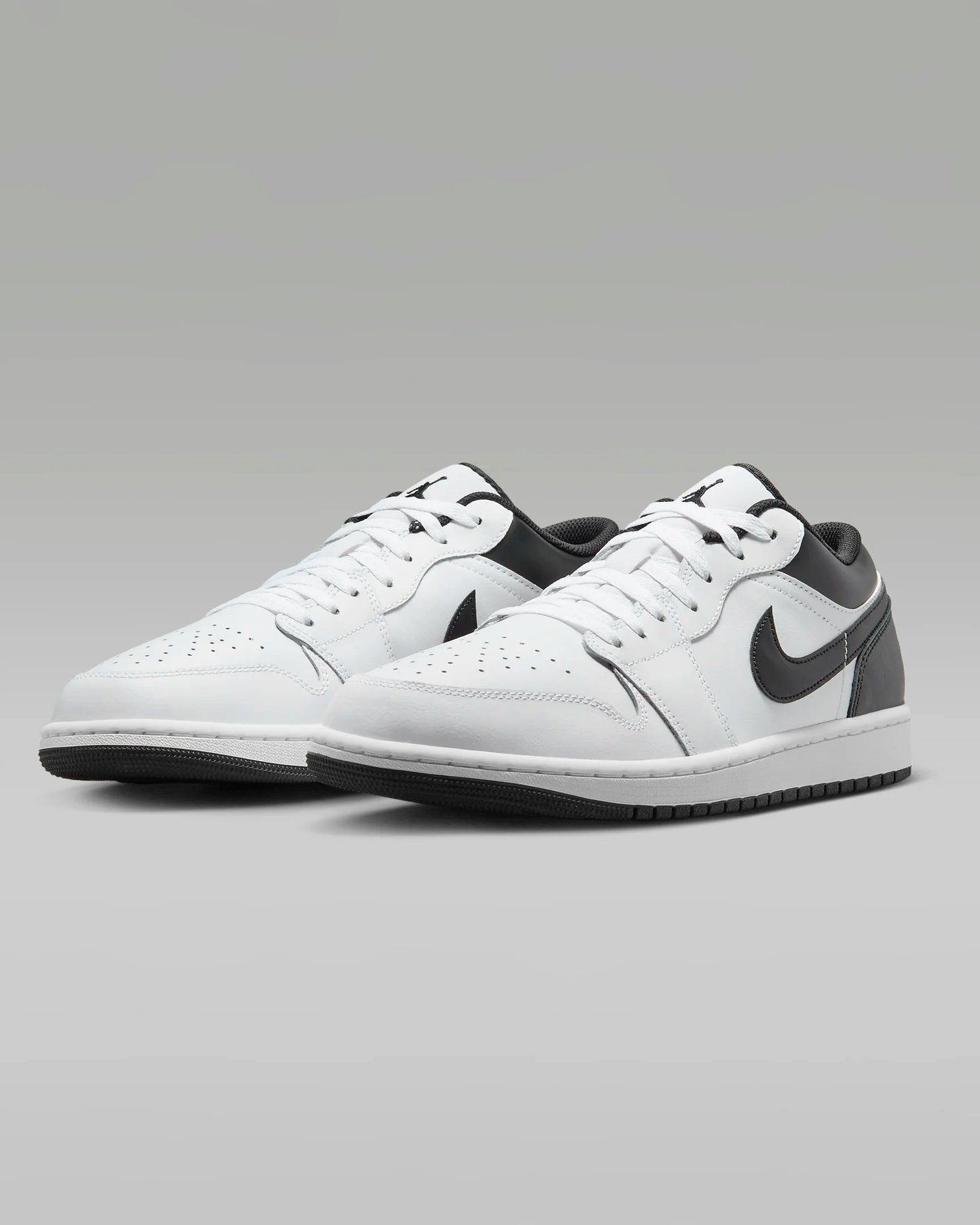 Air Jordan 1 Low "White/White/Black"