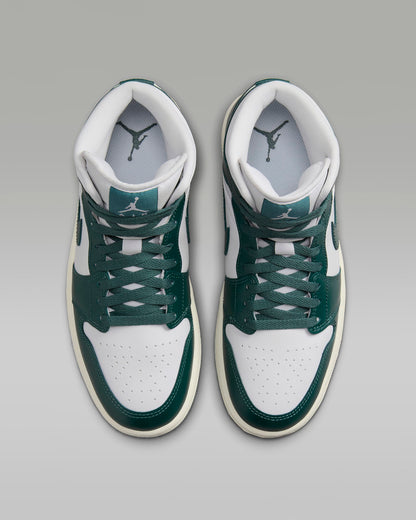 Air Jordan 1 Mid "White/Sail/Oxidized Green"