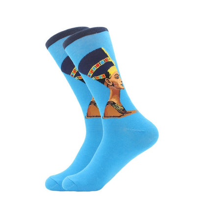 E8 | Van Gogh Retro Oil Painting Socks