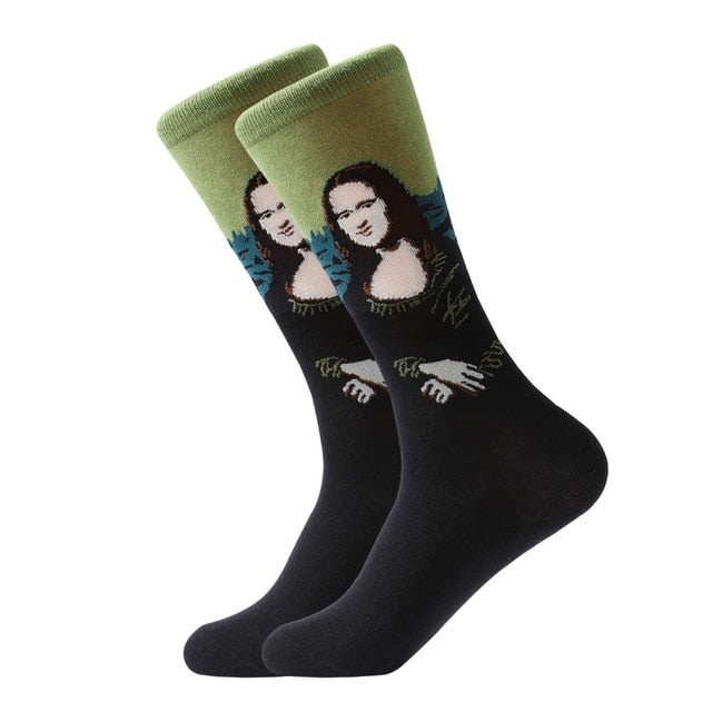 E8 | Van Gogh Retro Oil Painting Socks