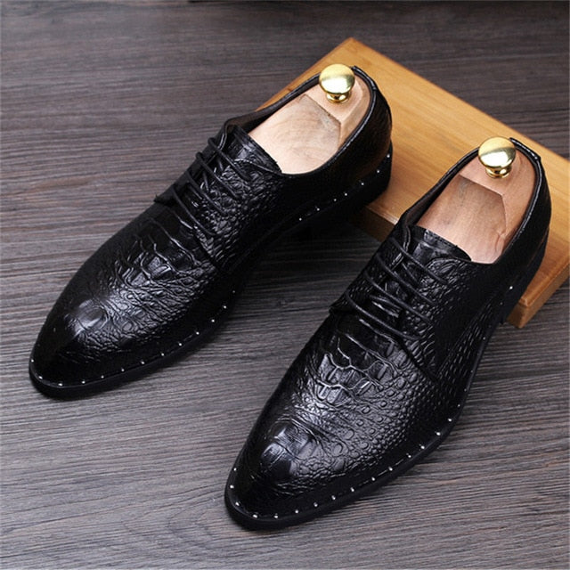 D1 | Luxury Crocodile Leather Shoes